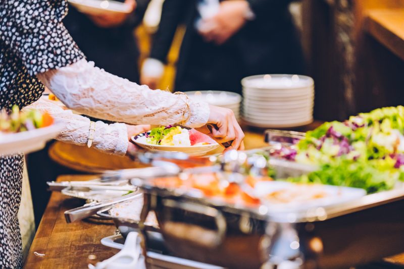 料理/盛り付け/ビュッフェ