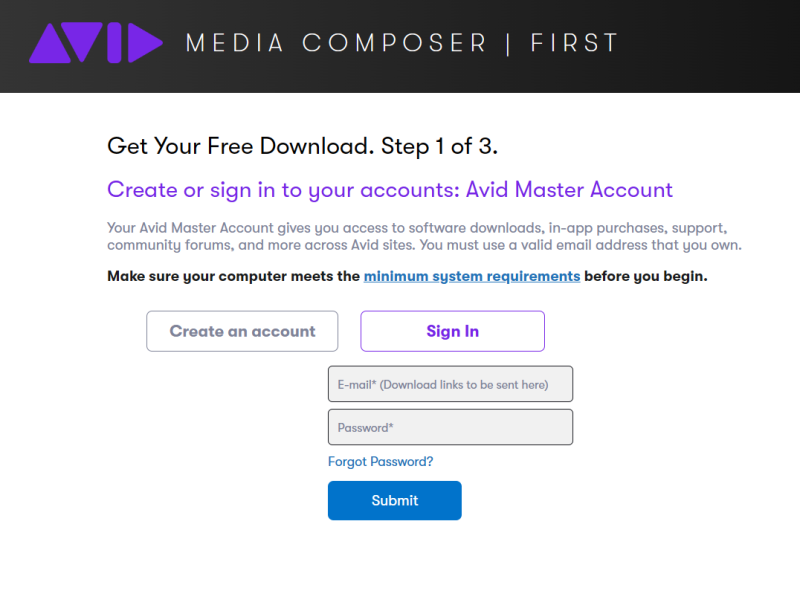 Avid Media Composer｜First_TOP