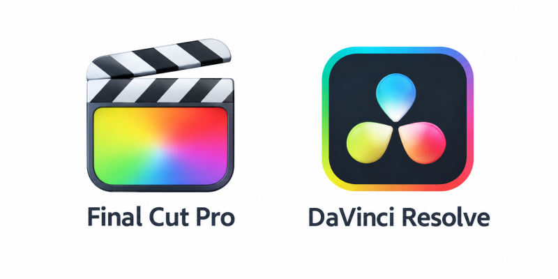 Final Cut Pro・DaVinci Resolve